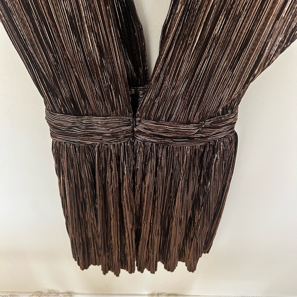 Marissa bronze shimmer mini dress - Picture 11 of 14